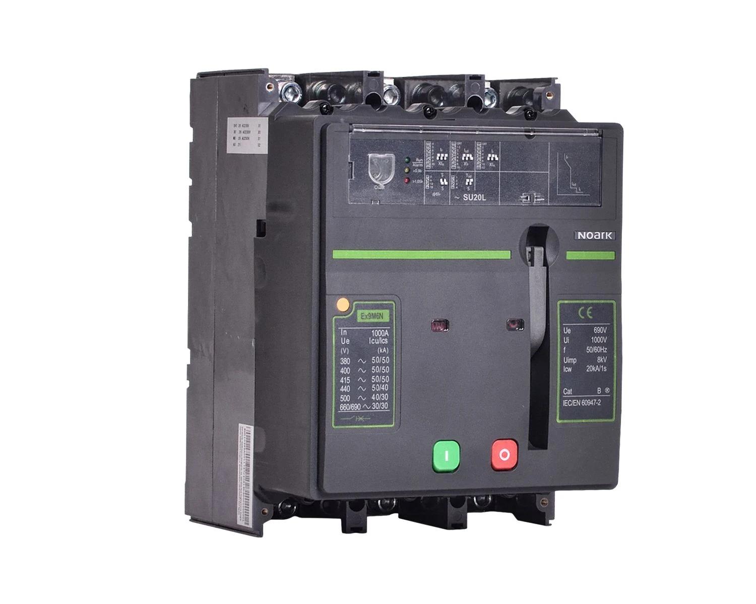 Elektronické kompaktní jističe Ex9M6N SU20L 1250 4P MOD AC400
